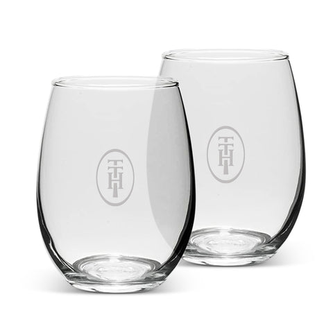  The Tragically Hip Stemless Wine Glasses: Two Piece Set