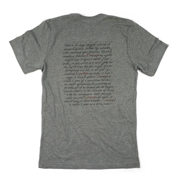 The Tragically Hip Courage Lyric T-Shirt