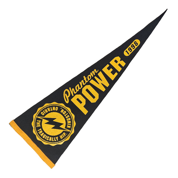 洋書 The Run to the Pennant Phantom Power 1998 Pennant - The Tragically Hip x Oxford Pennant