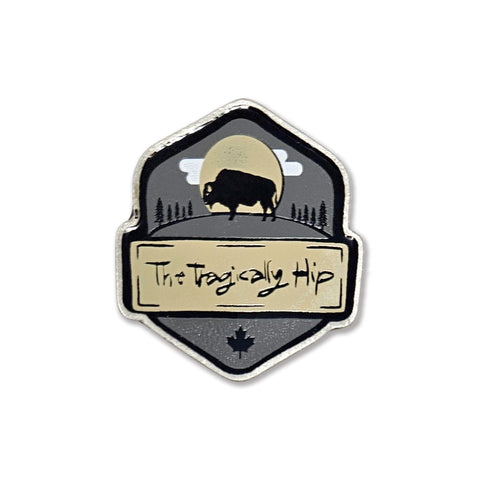 True Nature Series - Bison Pewter Pin