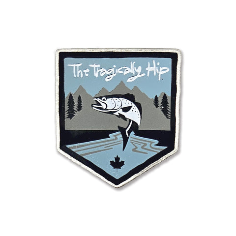 True Nature Series - Salmon  Pewter Pin