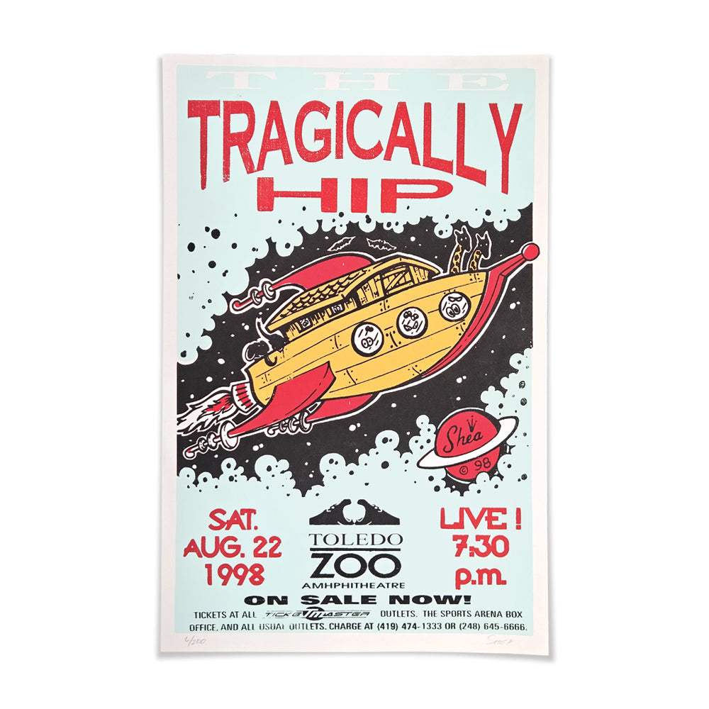 Toledo Zoo 1998 Vintage Tour Poster