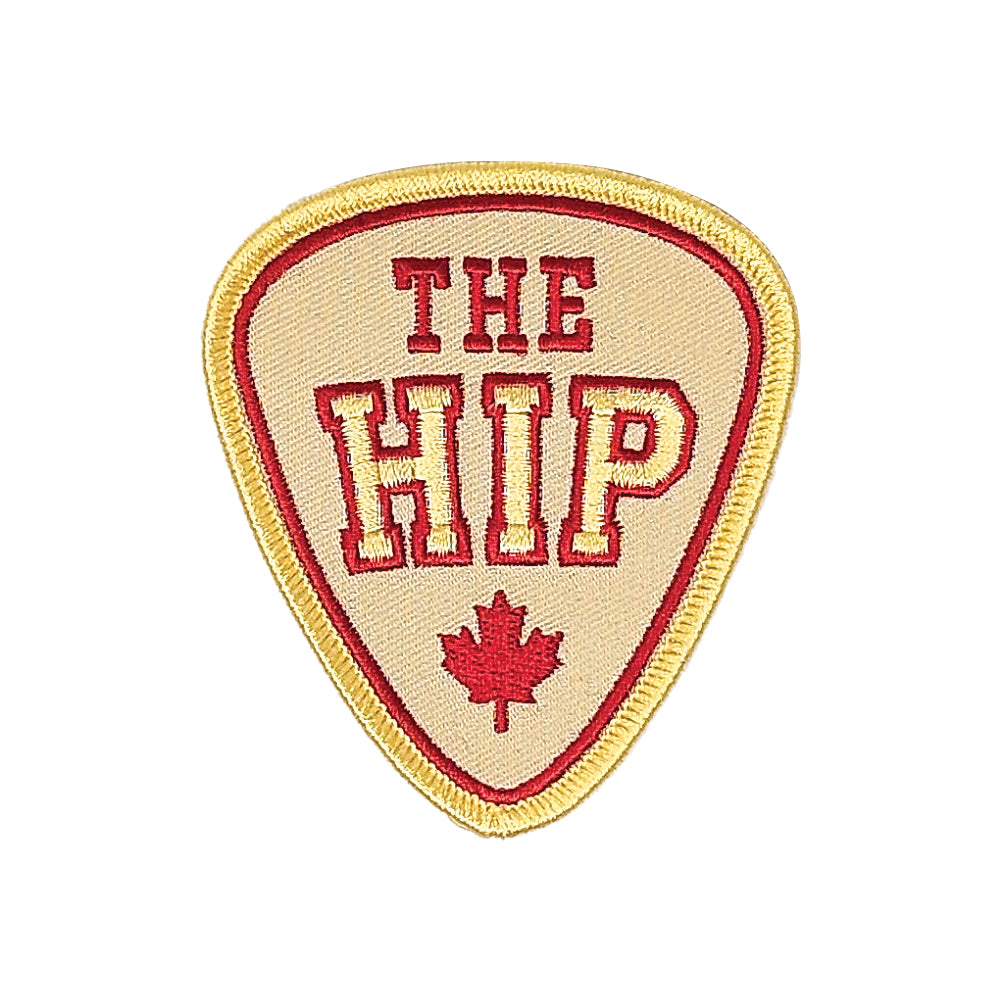 The Hip Guitar Pick Embroidered Patch - The Tragically Hip x Oxford Pennant