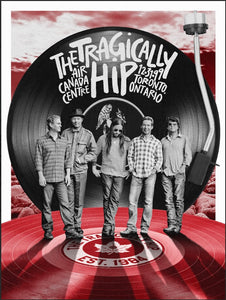 The Tragically Hip – Live at the Air Canada Centre Reimagined Gig Poster