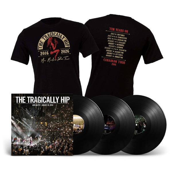 The Tragically Hip Live 2016 Anniversary Bundle- LP & TEE