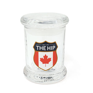 The HIP Crest Glass Storage Jar
