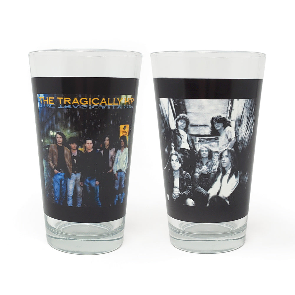 The Tragically Hip. Up To Here Pint Glass