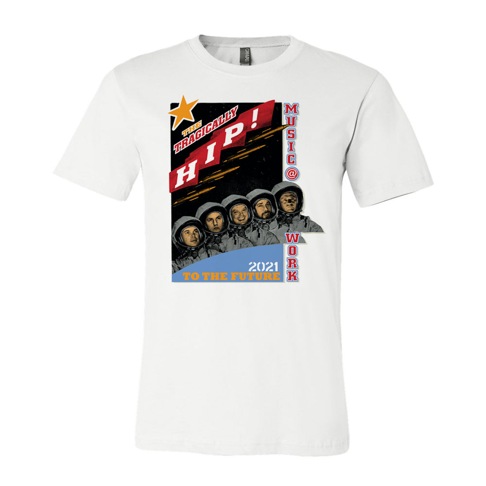 The Tragically Hip Classic Cosmonaut Unisex T-Shirt (White)
